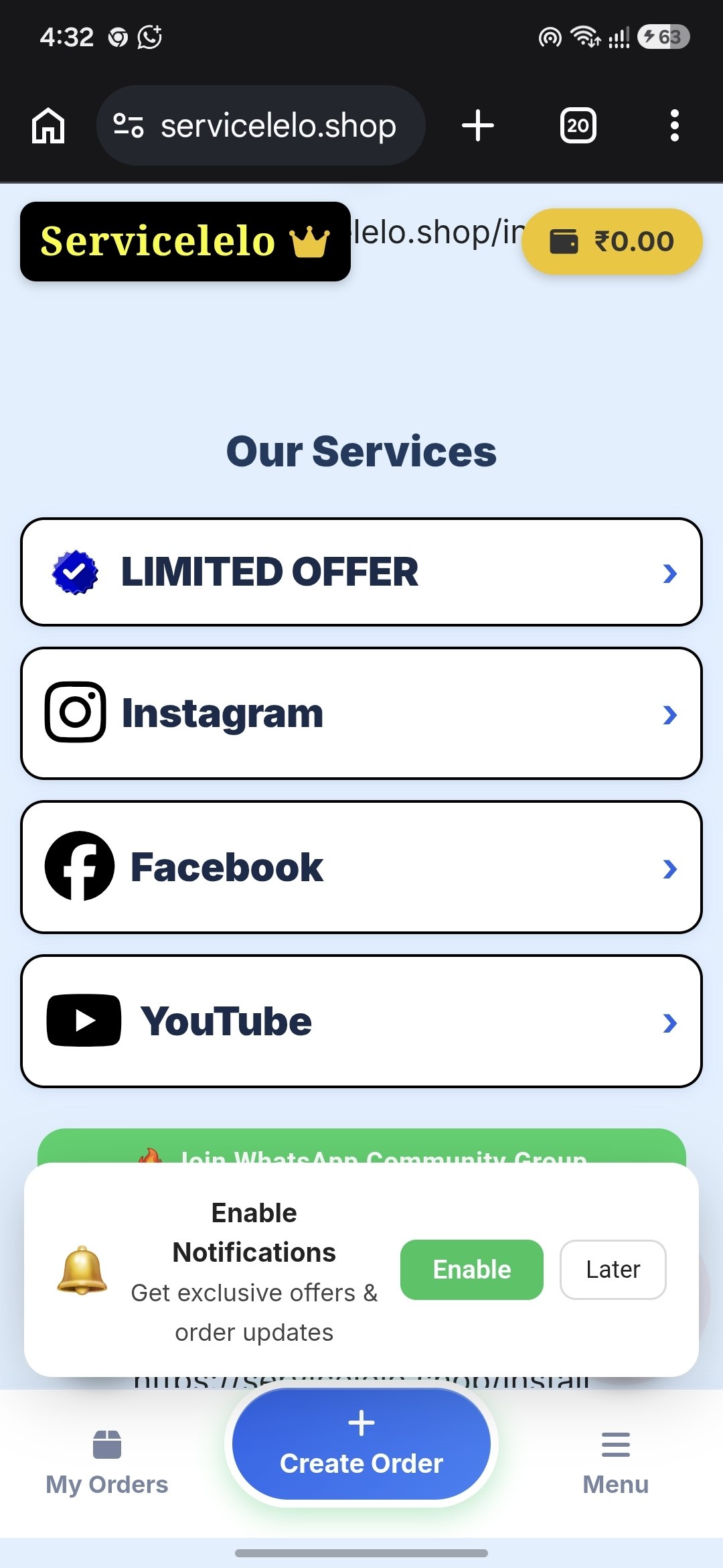Screen 1